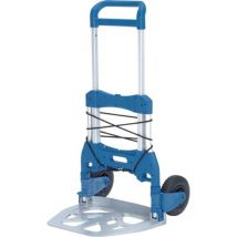 Fetra Paketroller – Aluminium-Stahlrohrkonstruktion – Tragkraft 250 kg – Klappbar – Lufträder 220 x 70 mm – 1190 mm Höhe