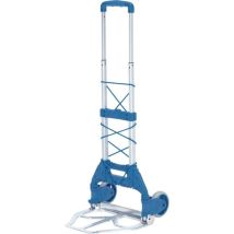 Fetra Paketroller – Aluminium-Stahlrohrkonstruktion – Tragkraft 50 kg – Klappbar – Polymer-Räder 127 x 30 mm