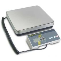 Paketwaage Wiegeplatte 315x305x65mm m.Display/9V Netzgerät va Wiegeteller Kern