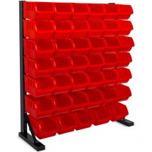 Pal Advanced - Étagère de garage, porte-outils freestanding avec 42 boîtes à outils