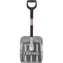 Fiskars - Pala Da Neve, Lunghezza: 71 Cm, Alluminio, Nero/argento, 1000740