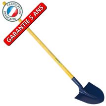 Outils Perrin - Pala da terra, pala rotonda, fortificazione 27 manico in composito tubo 1,10 m infrangibile