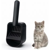 Pala per lettiera per gatti Pala per spolverare Pala per lettiera durevole per la pulizia della toilette Strumenti per la pulizia della sabbia per