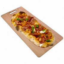 Pala per pizza a metro 120x36 cm in legno di betulla tagliere Roma pinza max pizzeria ristoranti rettangolare Made in Italy varie misure