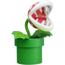 Paladone - Super Mario Lampada Piranha Plant Lampada Da Scrivania Con Testa Movibile, Led, Usb, 33cm