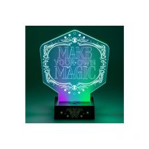 Wicked Movie - Lámpara acrílica con licencia oficial de Disney, haz tu propia magia, regalo para fanáticos musicales de Glinda, Elphaba y Oz,