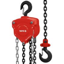 Yato - YT-58951 palan mécanique 1000 kg 3 m Rouge
