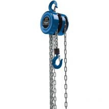 Scheppach - Palan à Chaîne CB01 - Capacité de charge 1000 Kg - Hauteur de levage 3000 mm - Crochet de levage avec sécurité - Longue chaîne de
