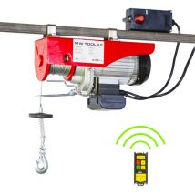 Mw Tools - Palan électrique à câble 125/250kg 12/6m 500 w 230 v télécommande sans fil SHN25012R