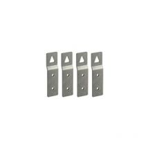 Serie Tais Cube Set 4 Staffe di fissaggio zincate per quadro a parete Palazzoli 550640