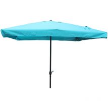 Sombrilla cuadrado 2.95 x 2.95 m azul palerme