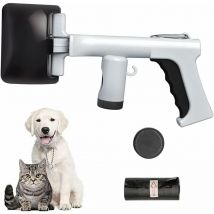 Paletta per escrementi di cani, Paletta per escrementi di cani con sacchetto per escrementi di gatti, Paletta per escrementi portatile per cani e