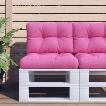 Palettenkissen Palettenauflage Rosa 50x40x12 cm Stoff vidaXL