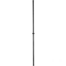 Pannello decorativo in ferro tondo con borchia al centro - ø14mm e altezza 950mm - Ferro battuto
