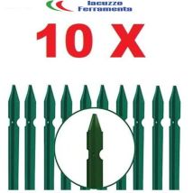 Paletti x recinzione a t verde 30x30x3 in ferro verniciato varie altezze pezzi per confezione: 10 altezza: 150 cm
