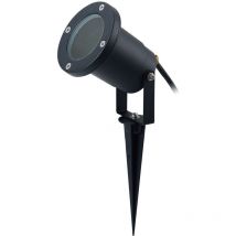 Piquet luminoso led GU10 impermeabile IP65 Ø65 nero
