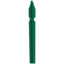 Paletti da recinzione in acciaio plastificato - cm.225h. sezione 30x30x2,7 - kg.2.86