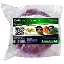 Zolux Palla di Grasso Piccola per Uccelli da Giardino da 90 gr