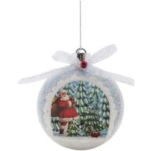 Palla Babbo Natale di lusso 12 x 5,1 x 12 cm