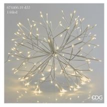 Swyeoot - Palla rami 144 led ø55cm uso interno ed esterno - Stella addobbo natalizio