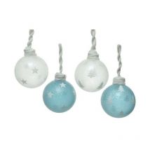 Boules en verre à suspendre dim 8 cm Pièce unique