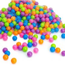 Littletom - 9000 Palline per Piscina Bambini - 5,5cm Palline Bimbi Colorate - Palline Gioco