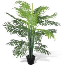 Palmera fénix artificial de plástico con maceta 130 cm DEC021888