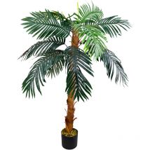 Decovego - Palmier Cocotier Plante Arbre Artificielle Artificiel Plastique 140cm
