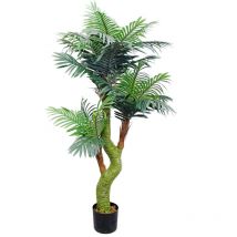 Palmier Plante Arbre Artificielle Artificiel Plastique avec Pot 165cm Decovego