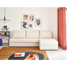 Lisa Design - Palmira - canapé d'angle droit - 4 places - convertible couchage quotidien - matelas 14 cm - en velours côtelé