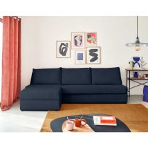 Lisa Design - Palmira - canapé d'angle gauche - 4 places - convertible couchage quotidien - matelas 14 cm - en velours côtelé