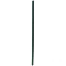 Palo in ferro verniciato verde, diam. 3,4 x 150 h cm