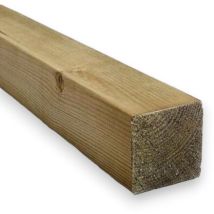 No Brand - Palo Quadro In Legno Impregnato Per Recinzioni E Strutture Esterne Cm 7x7xh160