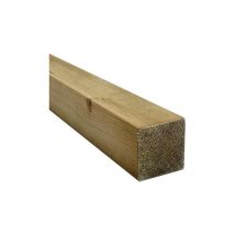 Palo quadro legno euro pino impregnato cm 7x7 h.cm 300 (2 pezzi) Domus