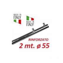 Palo Singolo Rinforzato Antenna 2 Metri 55 Made In Italy Tv Wifi