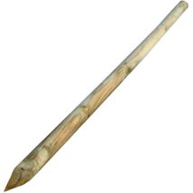 Palo Tondo + Punta Legno Euro - Pino Impregnato Cm 6 H.cm 200 - 1 Pezzo