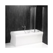 Polysan - paloma Écran de bain 900mm, verre clair