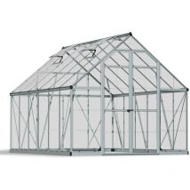 Palram - Canopia Aluminium Gewächshaus Panorama/Octave Silber 366x243x231 cm