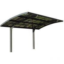 Palram - Canopia Aluminium Carport Arizona Breeze 5000 Anthrazit 495x290x274 cm