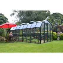 Palram - Canopia Grand Gardener Invernadero De Jardín Policarbonato Transparente 513X265X238 cm Verde