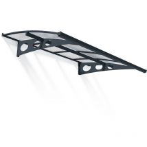 Palram - Canopia Herald 2230 Vordach Haustür Anthrazit 139x224x33 cm