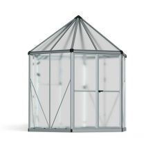 Palram-canopia - Hexa Aluminium Gewächshaus mit Fundament Orangerie