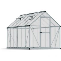 Tepro - Canopia Mythos Invernadero De Jardín Policarbonato Doble Capa 370X185X208 cm Plateado