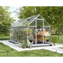 Canopia Mythos Doppio Strato Serra Da Giardino In Policarbonato 426x185x208 Cm Argento