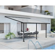 Canopia By Palram - Palram - Canopia | Pergola Olympia Marquesina De Aluminio 546X294 Gris