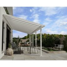 Canopia By Palram - Palram - Canopia | Pergola Olympia Marquesina De Aluminio 860X294 Blanco