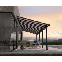 Canopia By Palram - Palram - Canopia | Pergola Olympia Marquesina De Aluminio 924X294 Gris