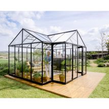 Palram-canopia - Canopia Serre de jardin Triomphe 11.5m² Noir