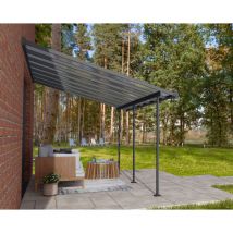 Canopia By Palram - Canopia Sierra Marquesina Pérgola De Aluminio 3X4.25 m Gris