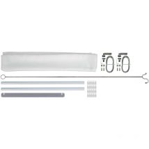 Canopia Polyester Sonnensegel Terrassenüberdachung Weiß 12er-Set 300x730 cm - Palram